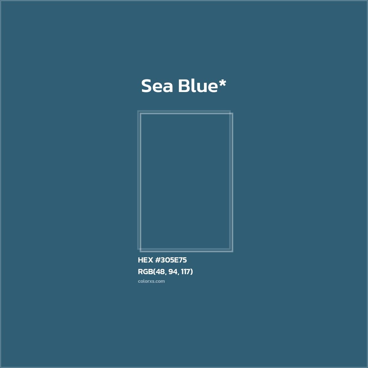 HEX #305E75 Color Name, Color Code, Palettes, Similar Paints, Images