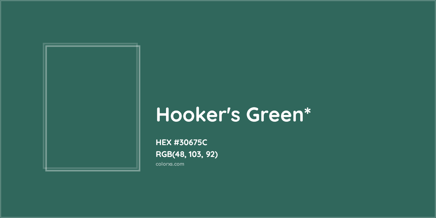 HEX #30675C Color Name, Color Code, Palettes, Similar Paints, Images