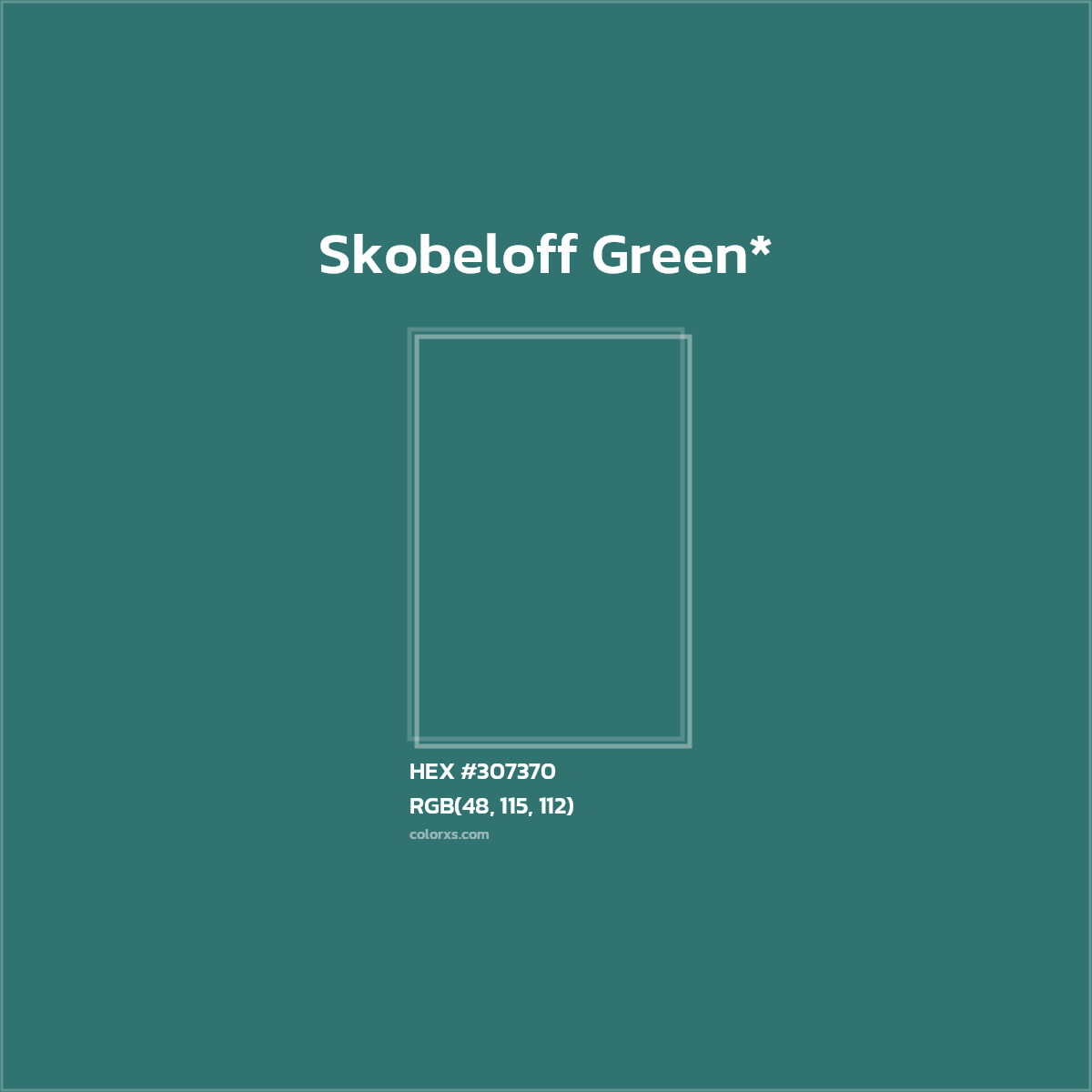 HEX #307370 Color Name, Color Code, Palettes, Similar Paints, Images