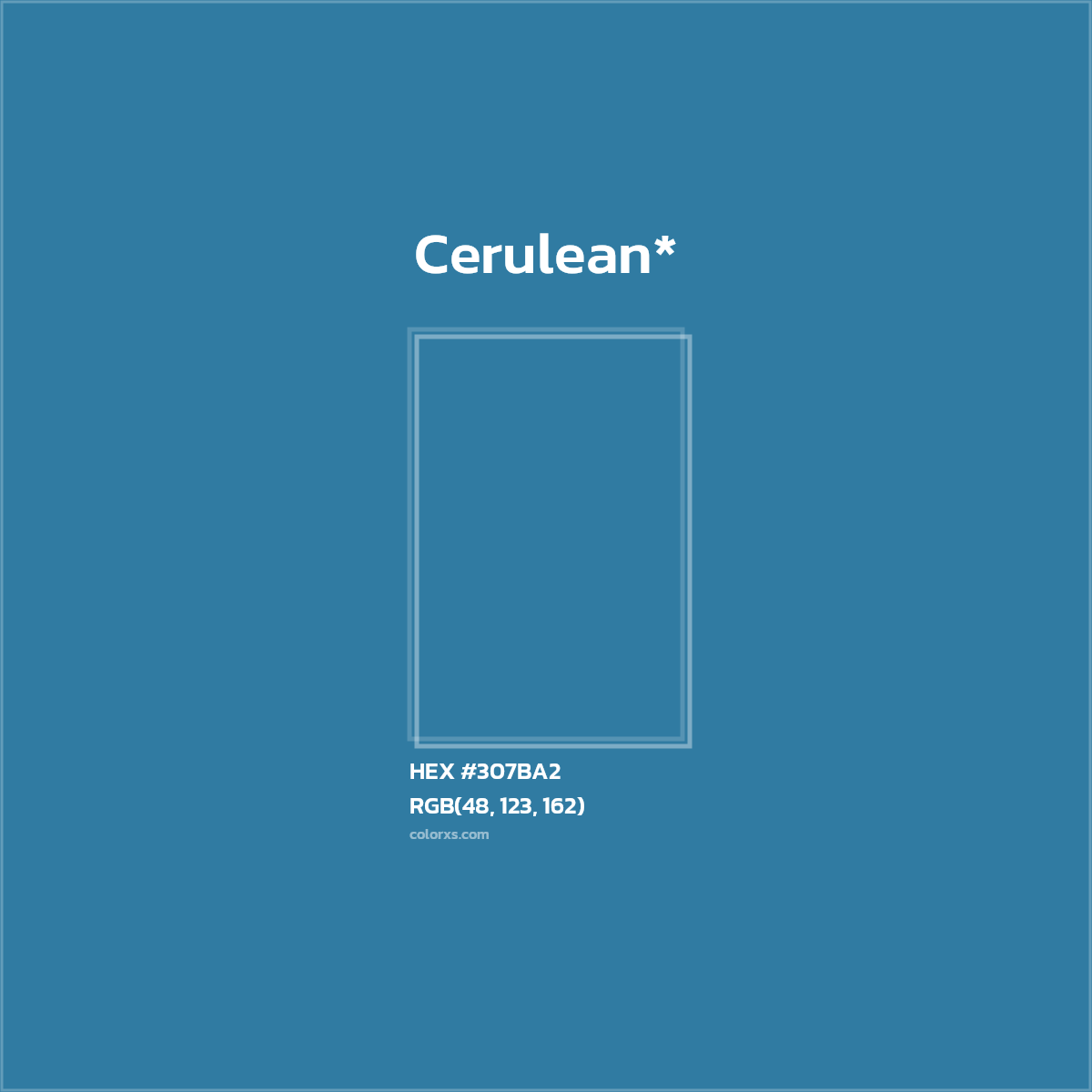 HEX #307BA2 Color Name, Color Code, Palettes, Similar Paints, Images