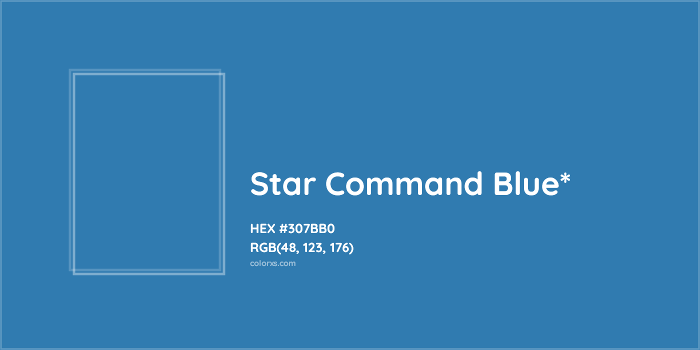 HEX #307BB0 Color Name, Color Code, Palettes, Similar Paints, Images