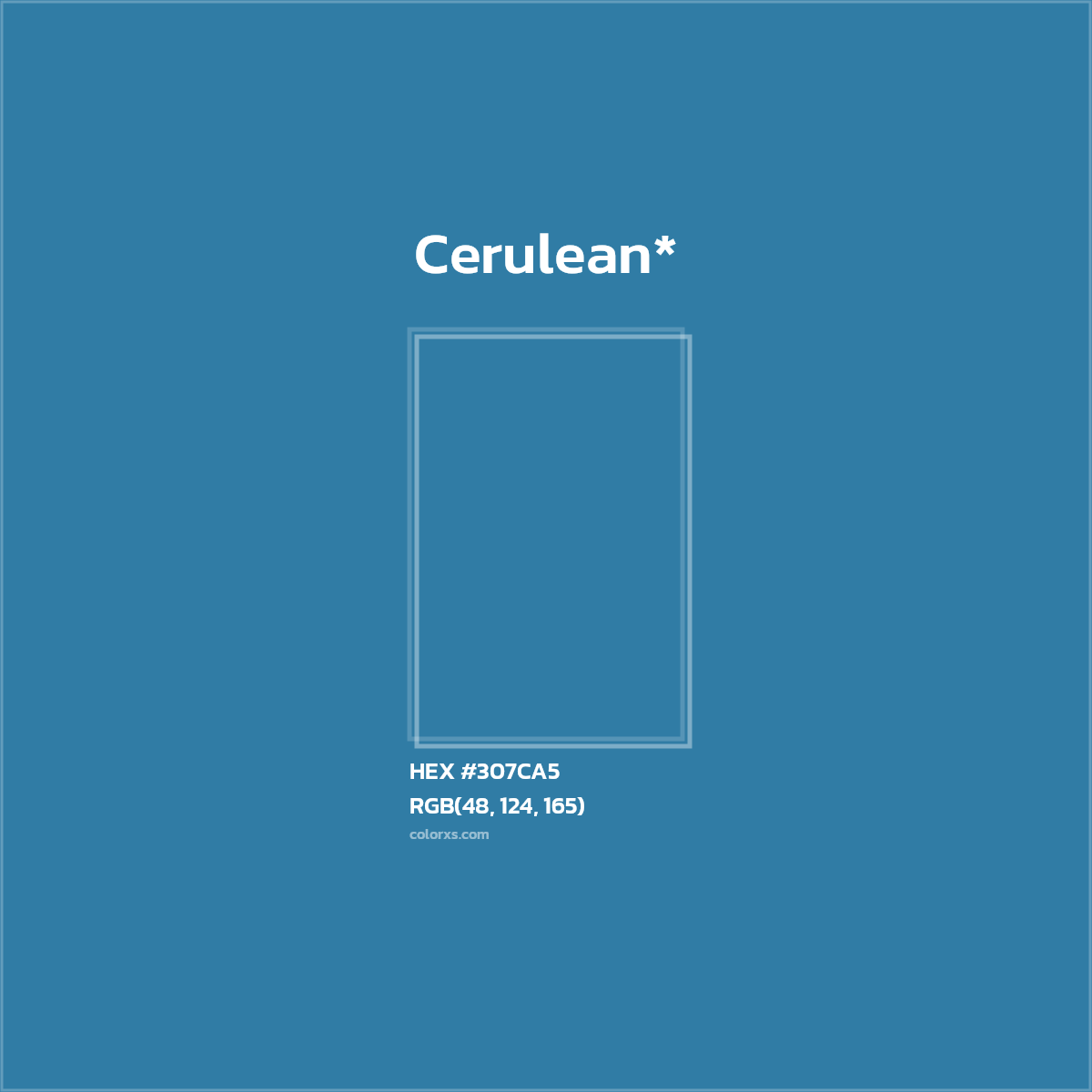 HEX #307CA5 Color Name, Color Code, Palettes, Similar Paints, Images
