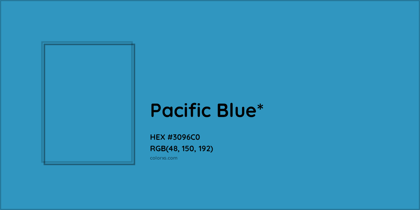 HEX #3096C0 Color Name, Color Code, Palettes, Similar Paints, Images