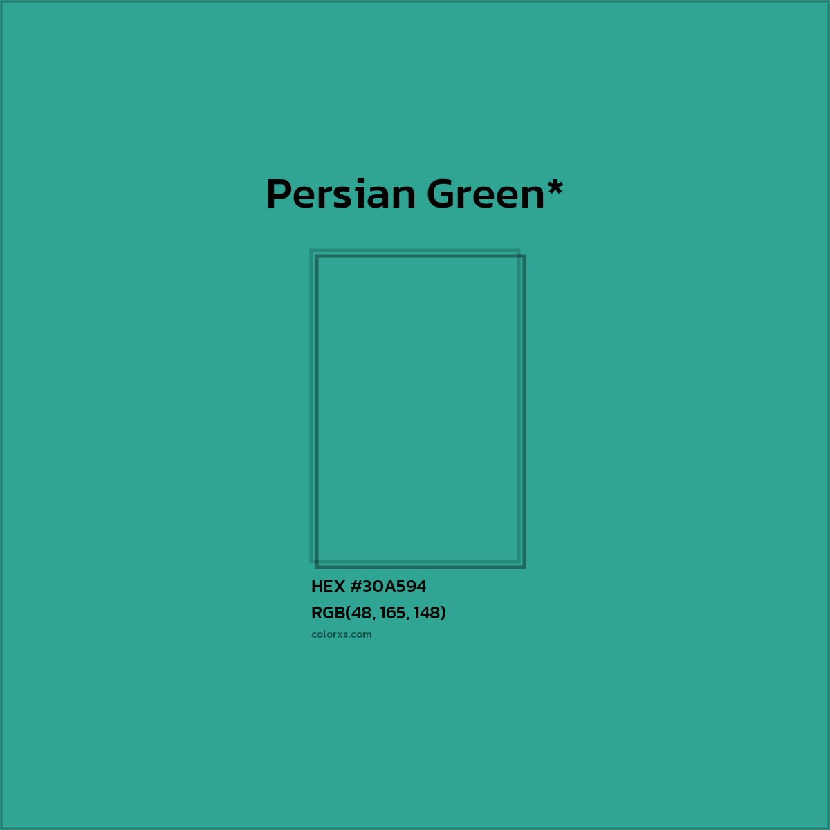 HEX #30A594 Color Name, Color Code, Palettes, Similar Paints, Images