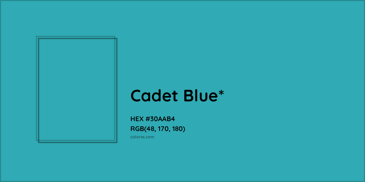 HEX #30AAB4 Color Name, Color Code, Palettes, Similar Paints, Images