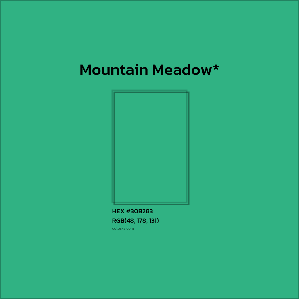 HEX #30B283 Color Name, Color Code, Palettes, Similar Paints, Images