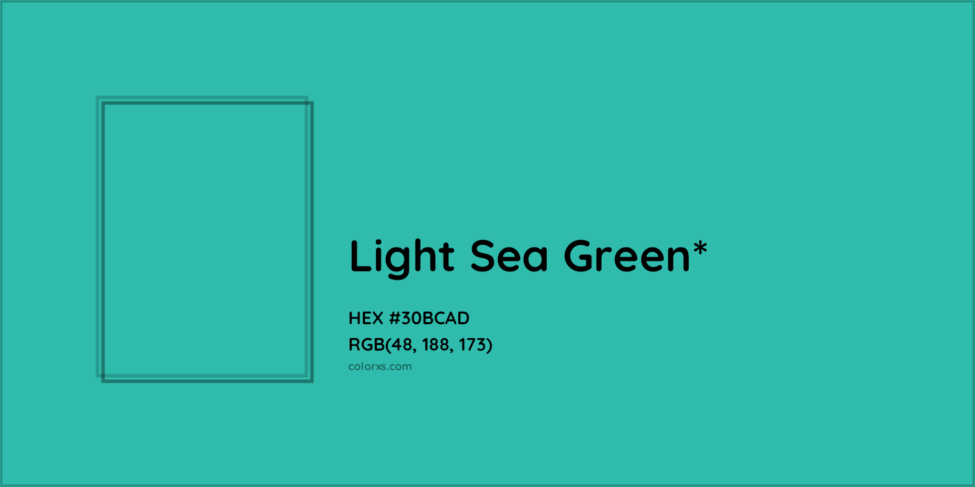 HEX #30BCAD Color Name, Color Code, Palettes, Similar Paints, Images