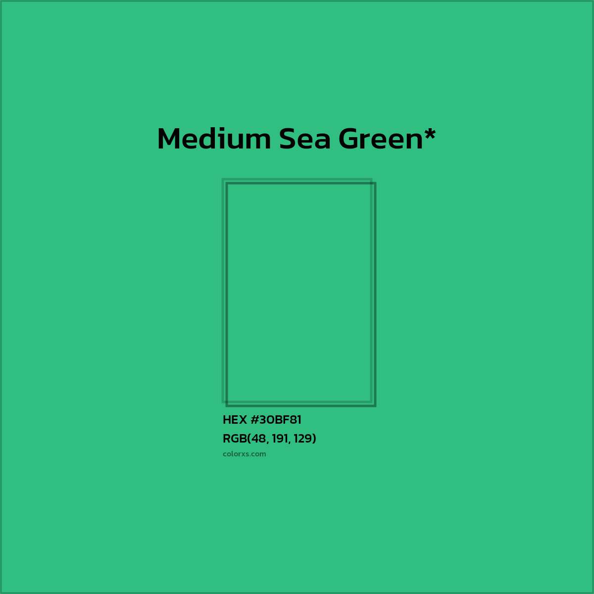 HEX #30BF81 Color Name, Color Code, Palettes, Similar Paints, Images