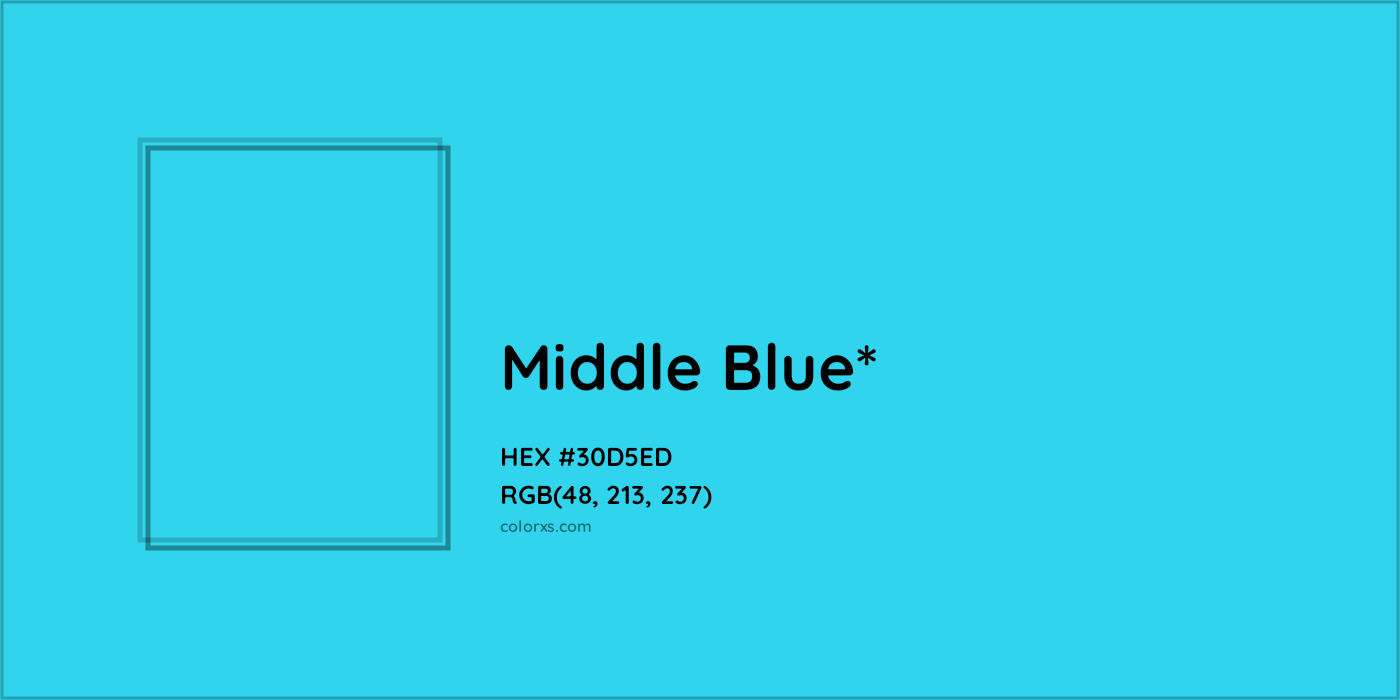 HEX #30D5ED Color Name, Color Code, Palettes, Similar Paints, Images