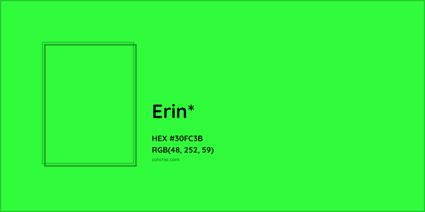 HEX #30FC3B Color Name, Color Code, Palettes, Similar Paints, Images