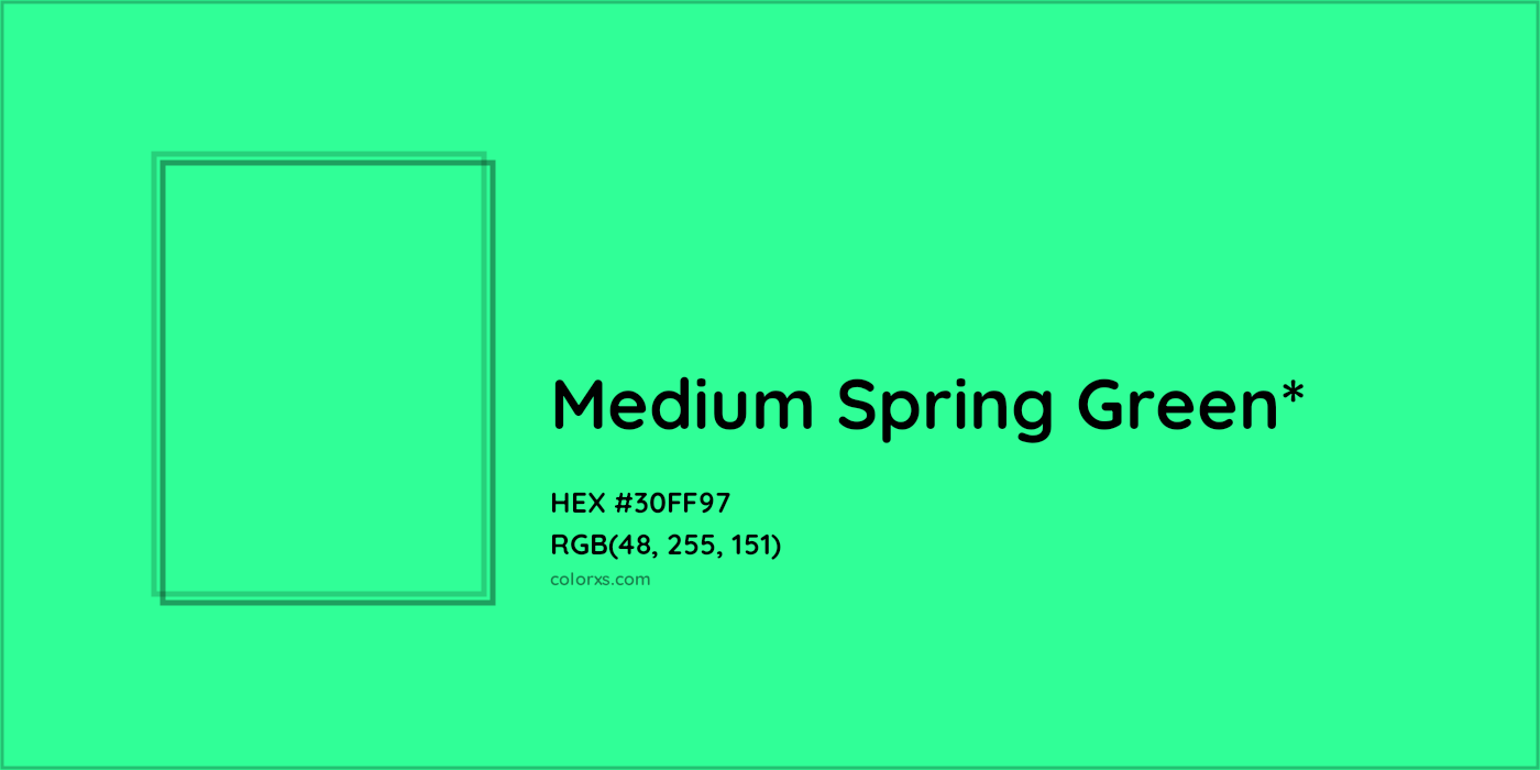 HEX #30FF97 Color Name, Color Code, Palettes, Similar Paints, Images
