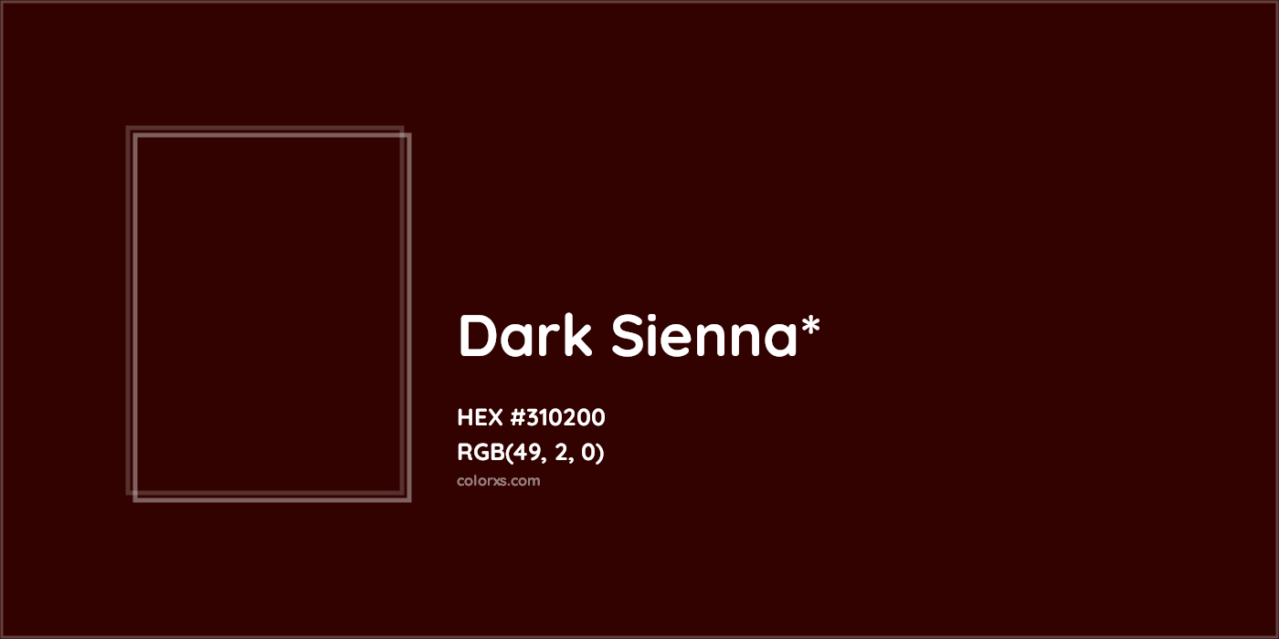 HEX #310200 Color Name, Color Code, Palettes, Similar Paints, Images