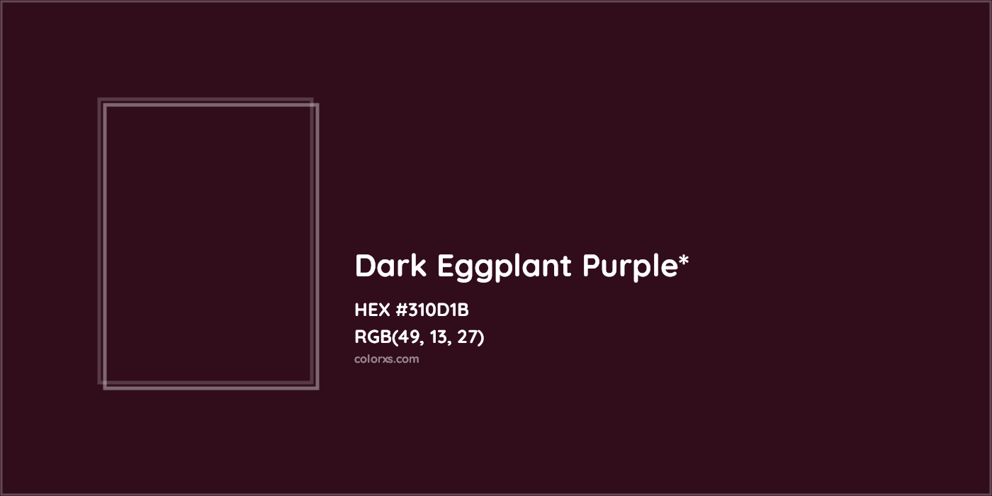 HEX #310D1B Color Name, Color Code, Palettes, Similar Paints, Images