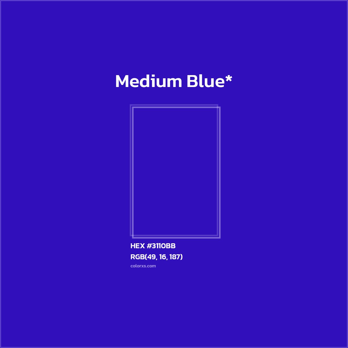 HEX #3110BB Color Name, Color Code, Palettes, Similar Paints, Images