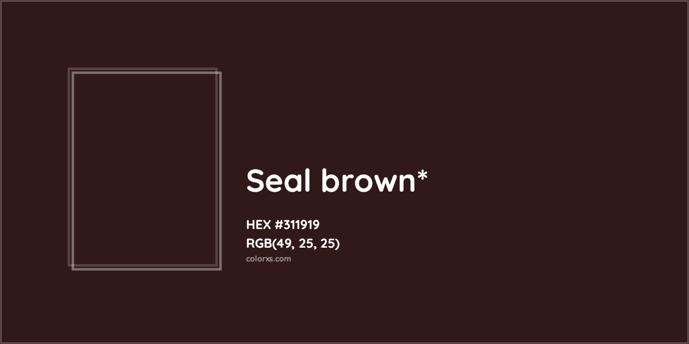 HEX #311919 Color Name, Color Code, Palettes, Similar Paints, Images