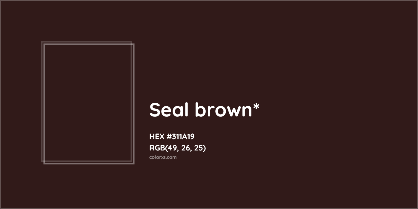 HEX #311A19 Color Name, Color Code, Palettes, Similar Paints, Images