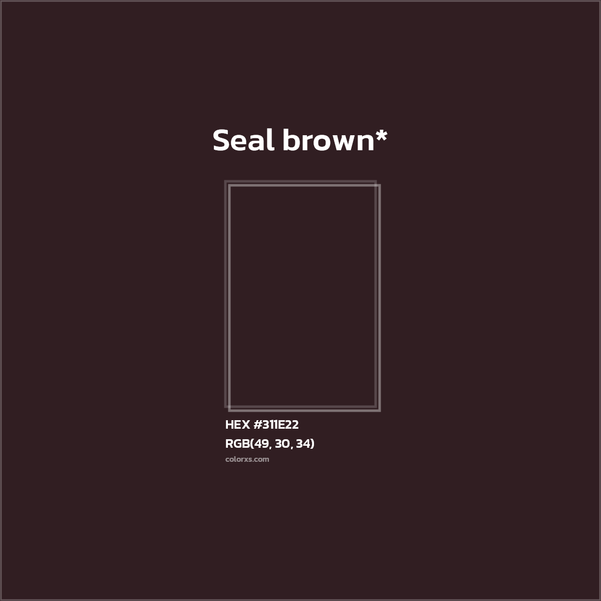HEX #311E22 Color Name, Color Code, Palettes, Similar Paints, Images