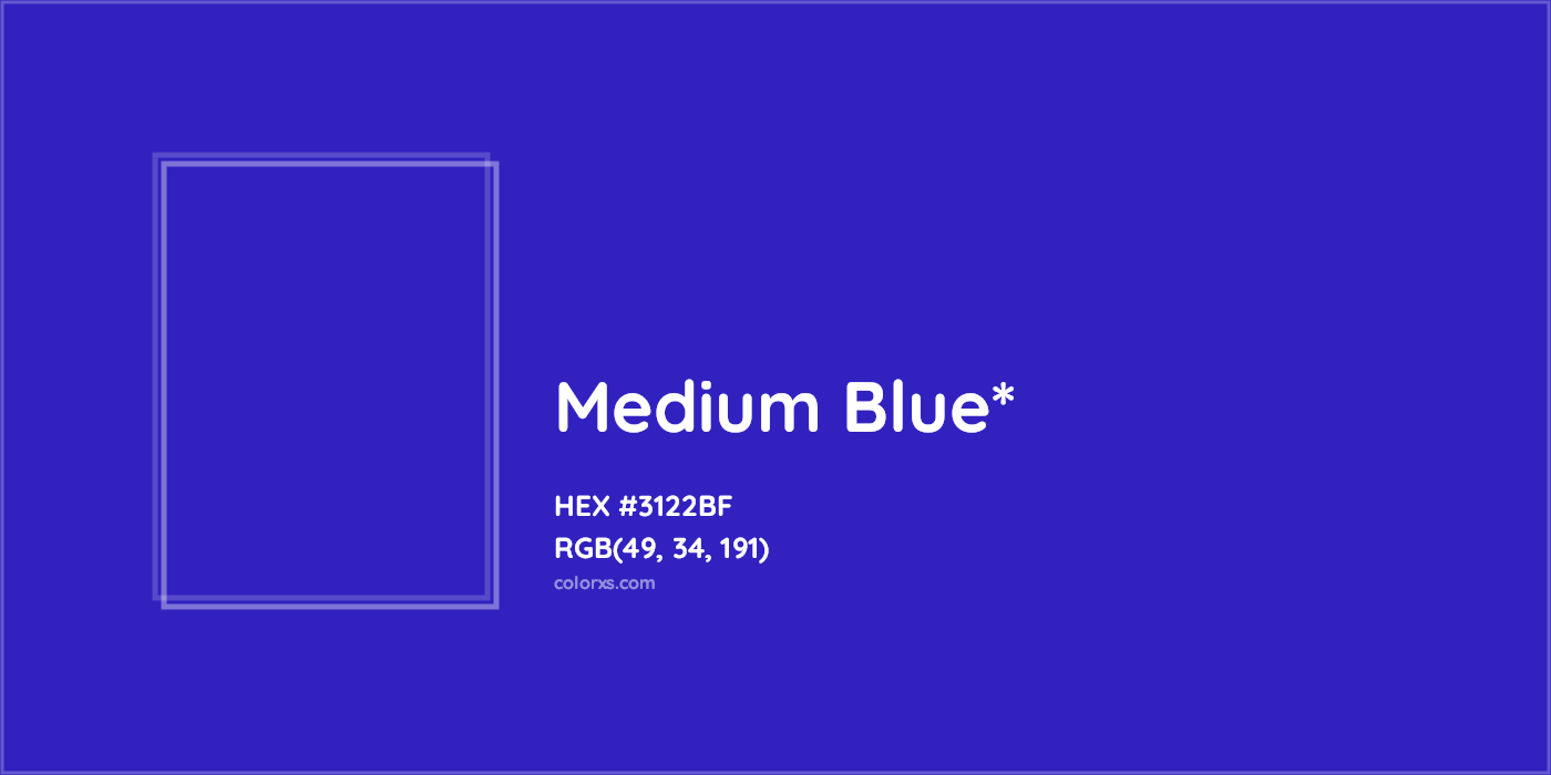 HEX #3122BF Color Name, Color Code, Palettes, Similar Paints, Images