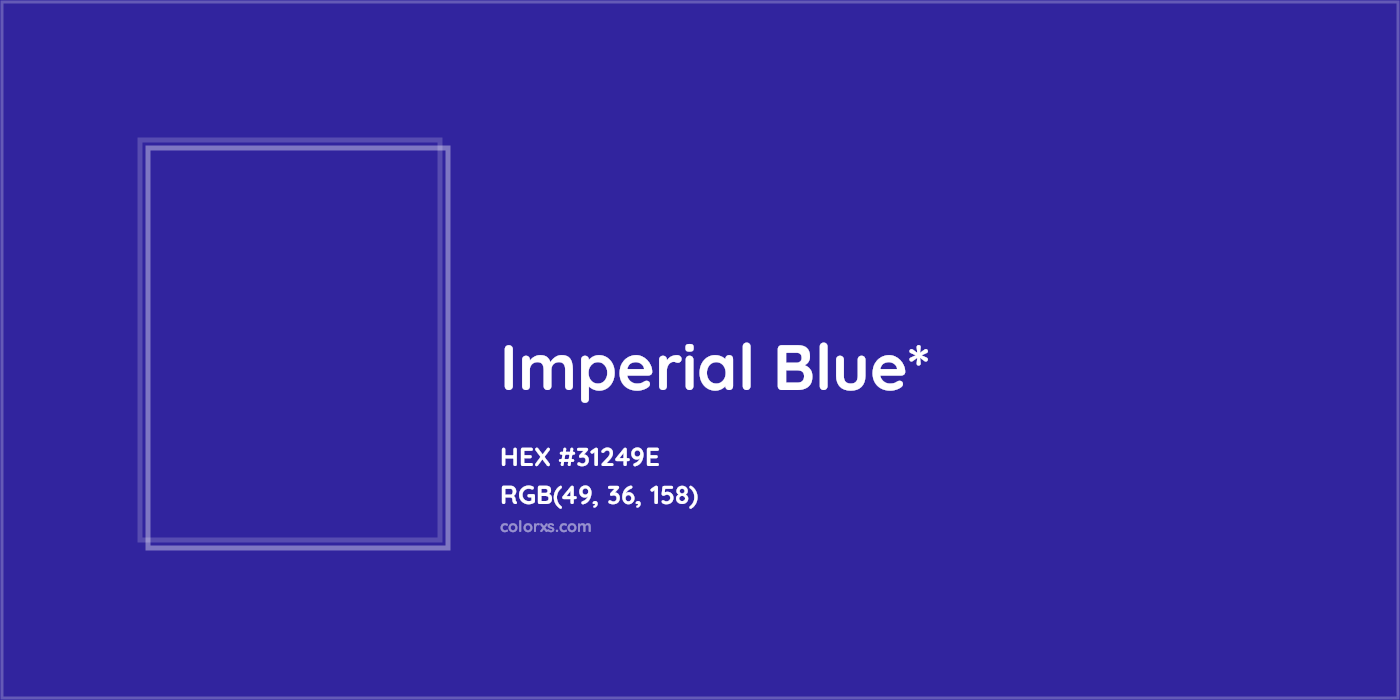 HEX #31249E Color Name, Color Code, Palettes, Similar Paints, Images