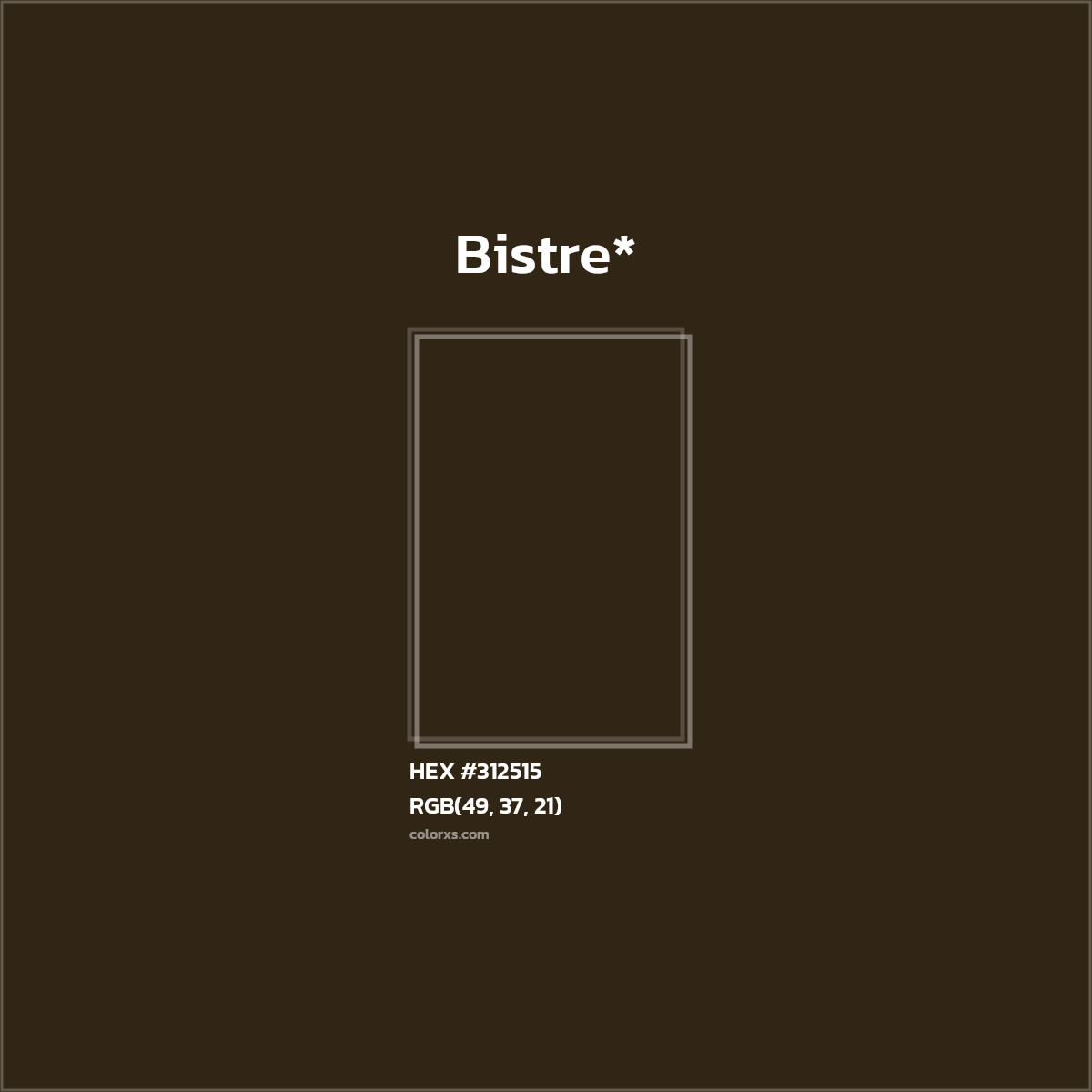 HEX #312515 Color Name, Color Code, Palettes, Similar Paints, Images