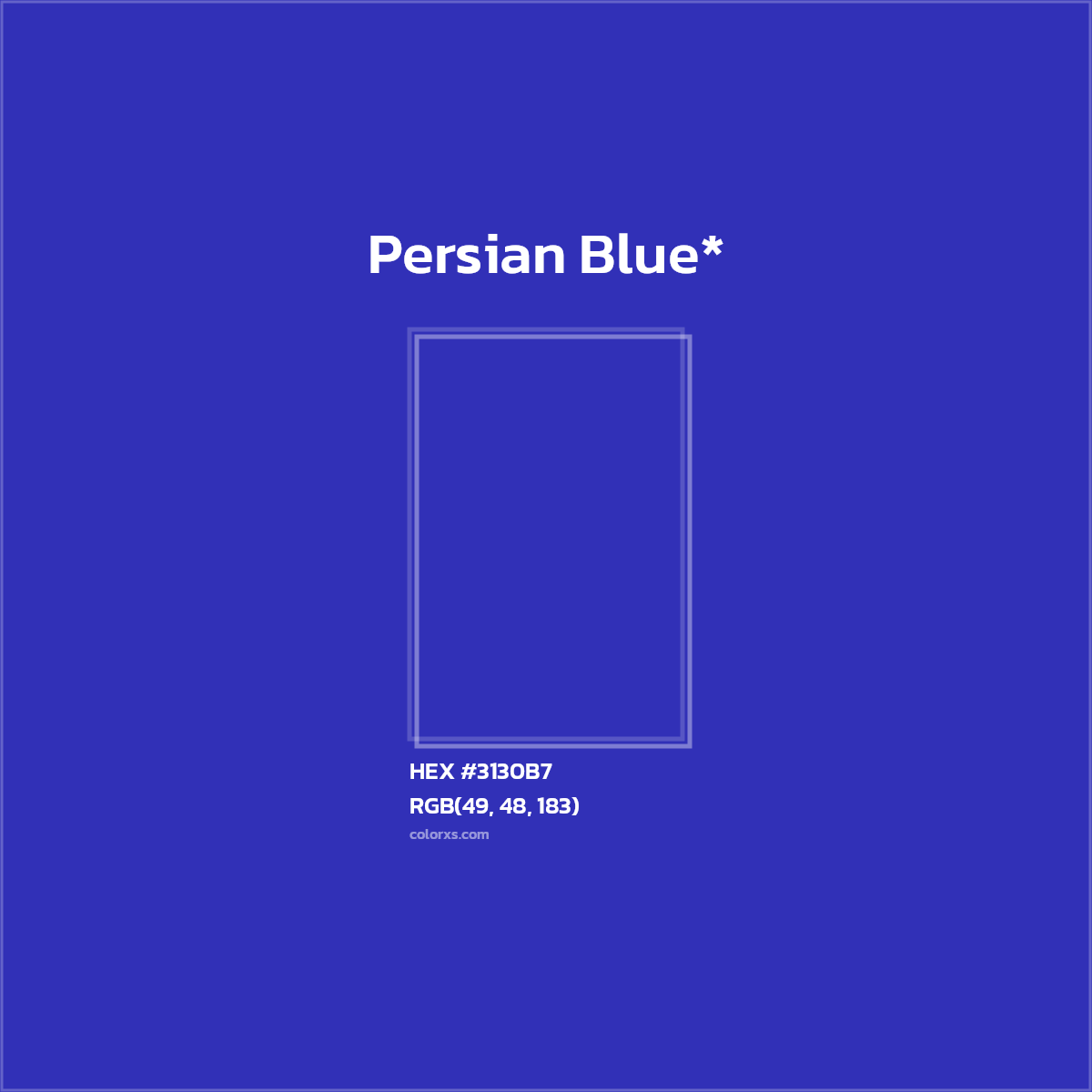 HEX #3130B7 Color Name, Color Code, Palettes, Similar Paints, Images