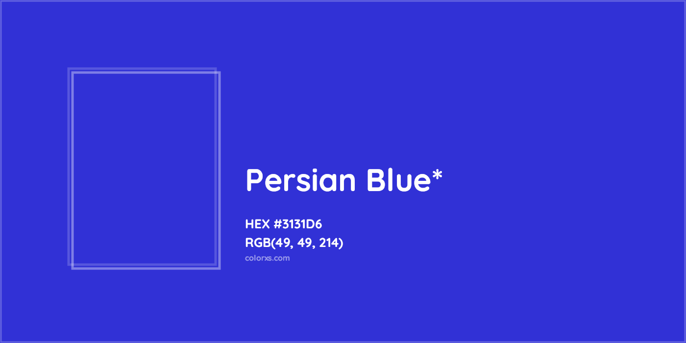 HEX #3131D6 Color Name, Color Code, Palettes, Similar Paints, Images