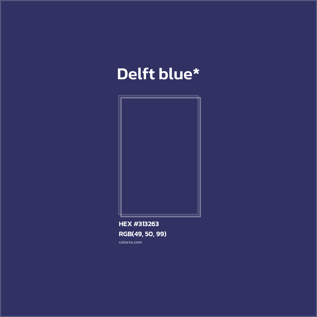 HEX #313263 Color Name, Color Code, Palettes, Similar Paints, Images