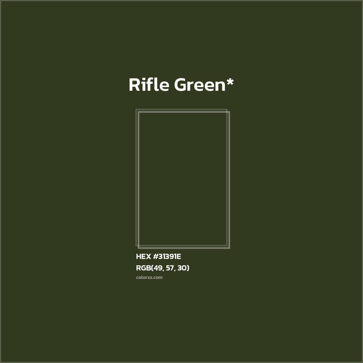 HEX #31391E Color Name, Color Code, Palettes, Similar Paints, Images