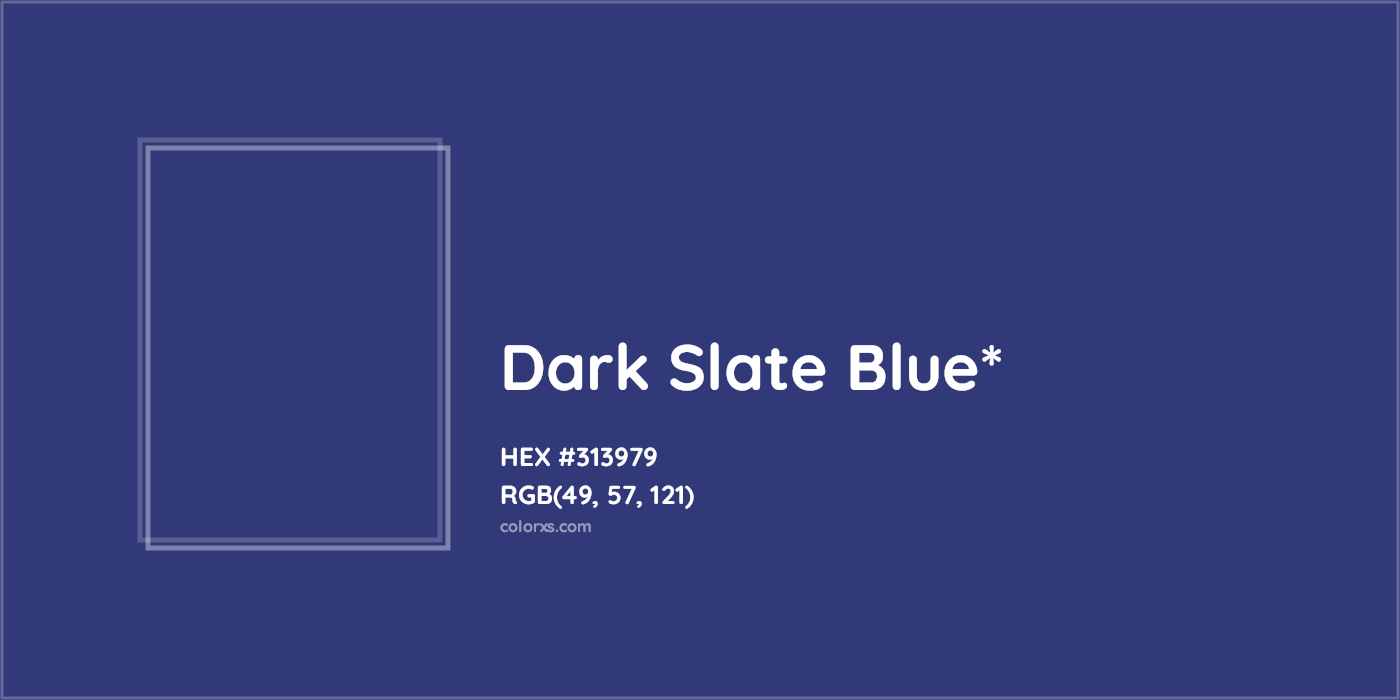 HEX #313979 Color Name, Color Code, Palettes, Similar Paints, Images