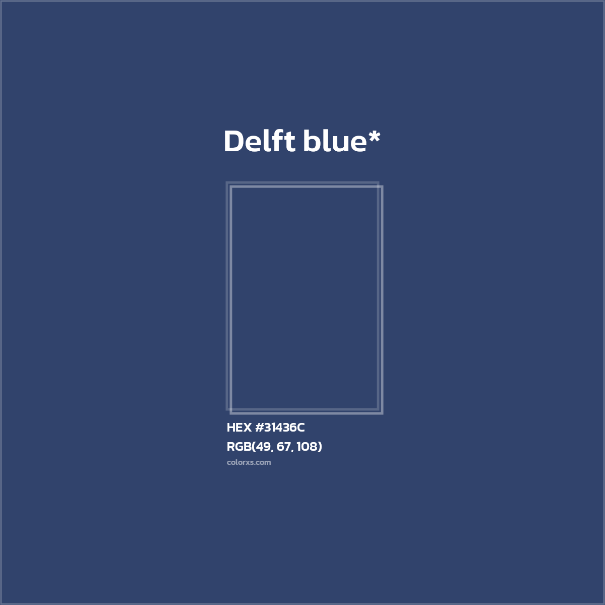 HEX #31436C Color Name, Color Code, Palettes, Similar Paints, Images