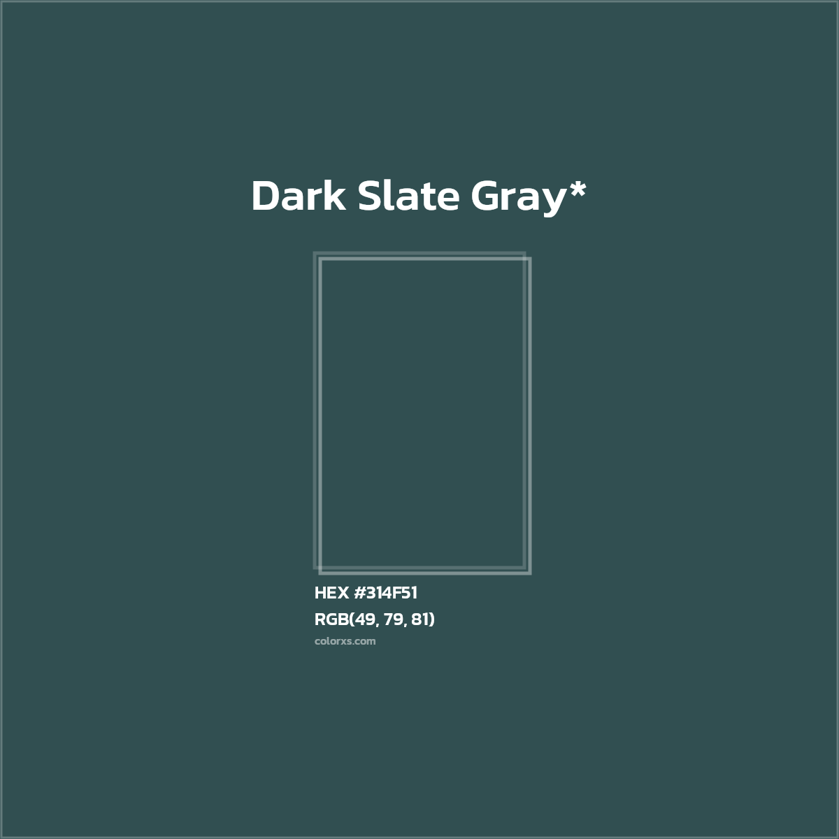 HEX #314F51 Color Name, Color Code, Palettes, Similar Paints, Images