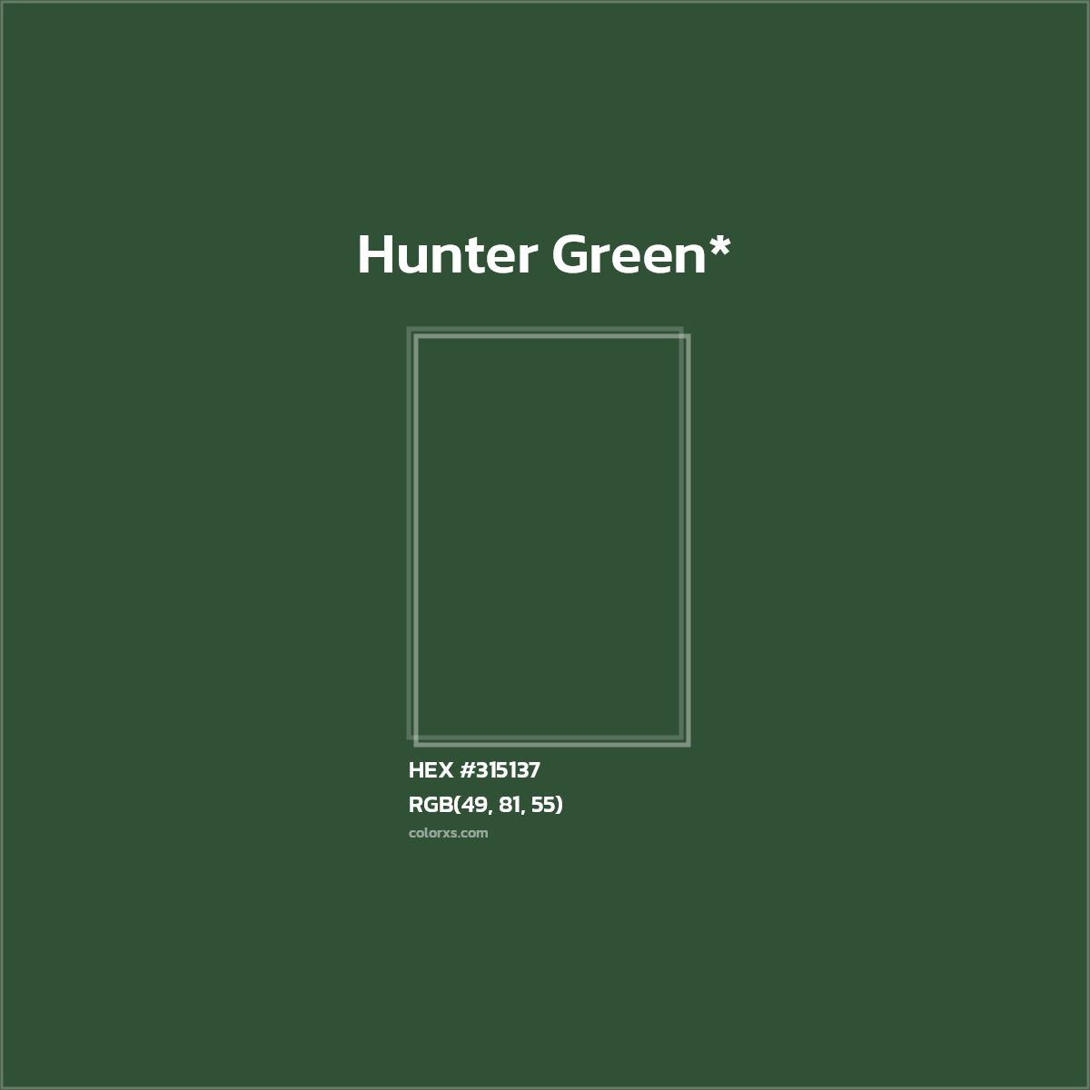 HEX #315137 Color Name, Color Code, Palettes, Similar Paints, Images