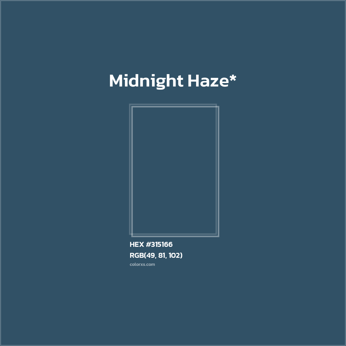 HEX #315166 Color Name, Color Code, Palettes, Similar Paints, Images