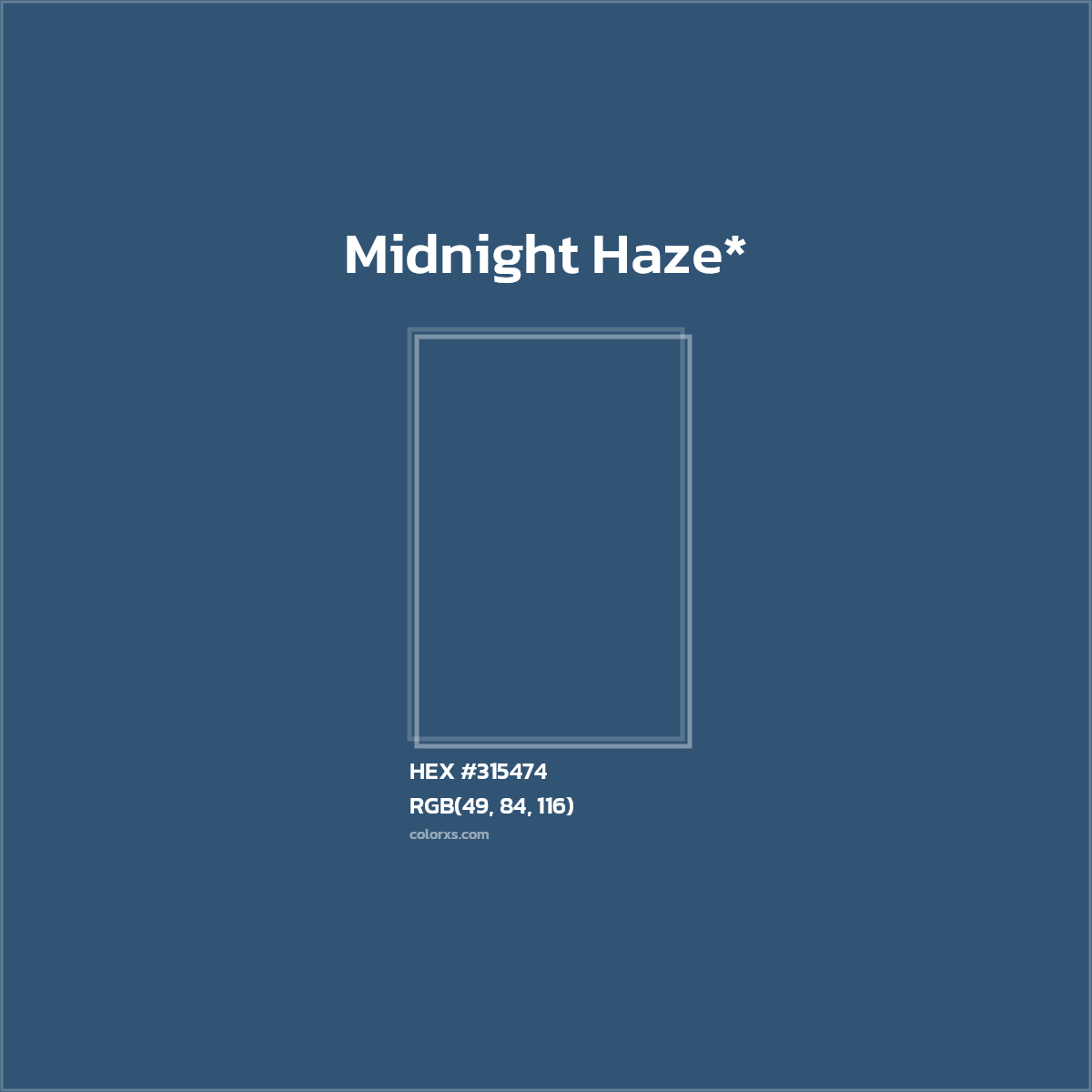 HEX #315474 Color Name, Color Code, Palettes, Similar Paints, Images