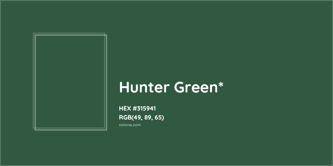 HEX #315941 Color Name, Color Code, Palettes, Similar Paints, Images