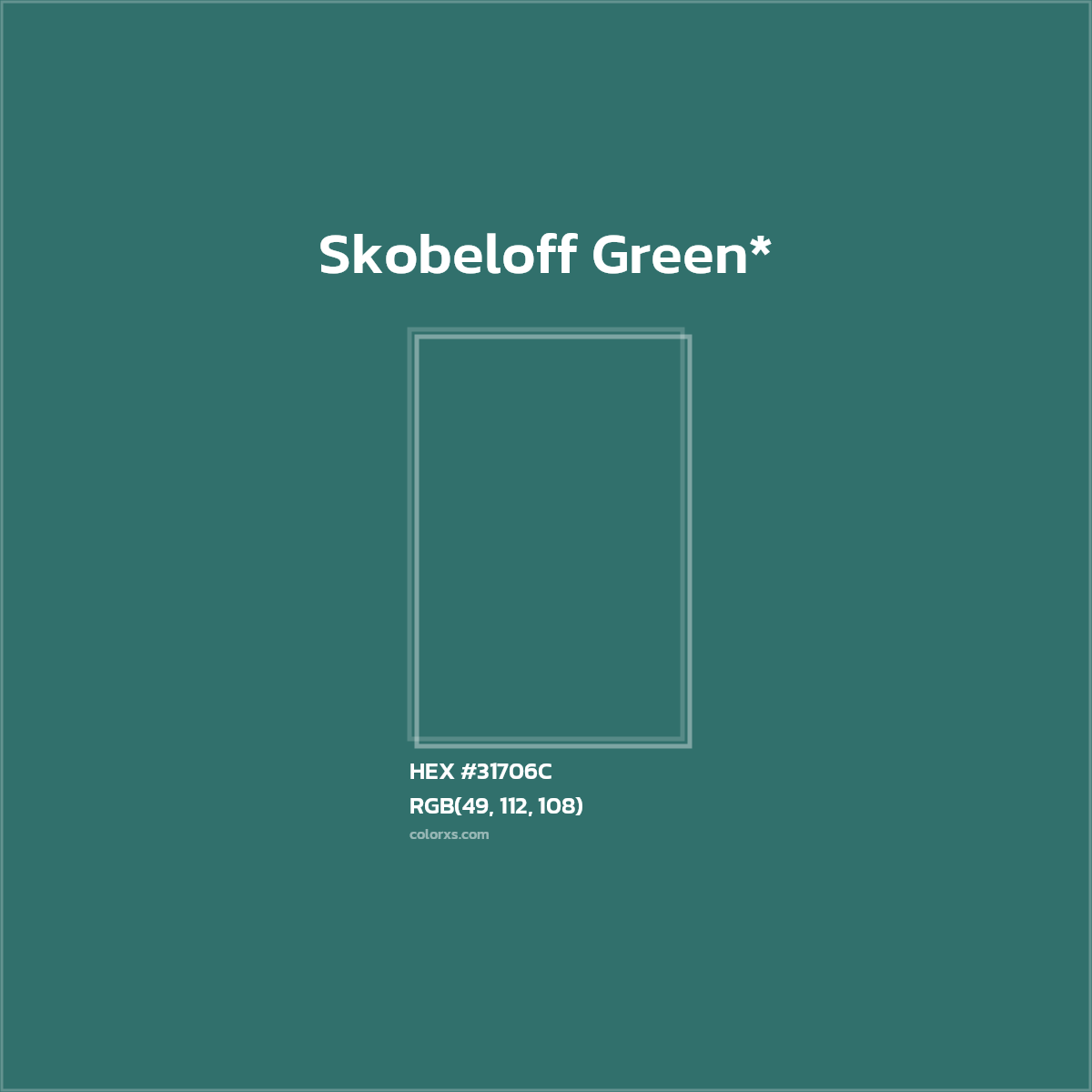 HEX #31706C Color Name, Color Code, Palettes, Similar Paints, Images