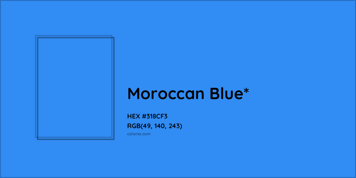 HEX #318CF3 Color Name, Color Code, Palettes, Similar Paints, Images