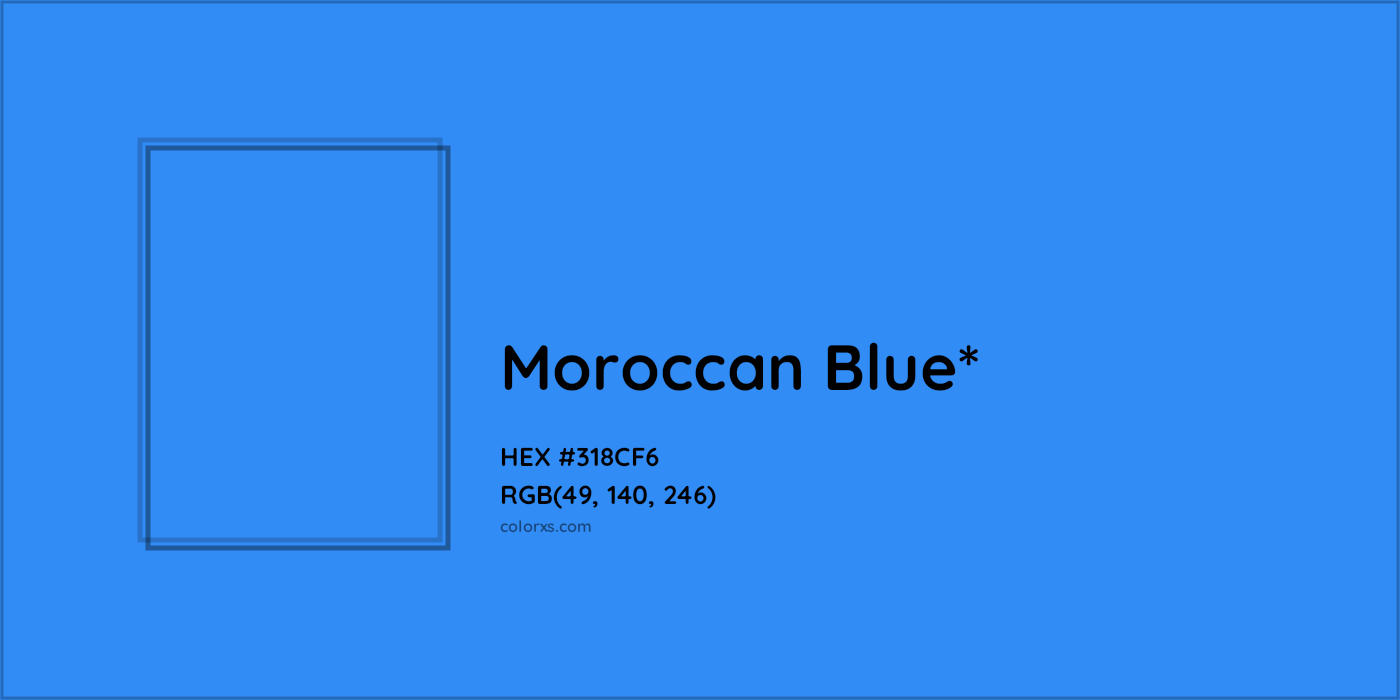 HEX #318CF6 Color Name, Color Code, Palettes, Similar Paints, Images