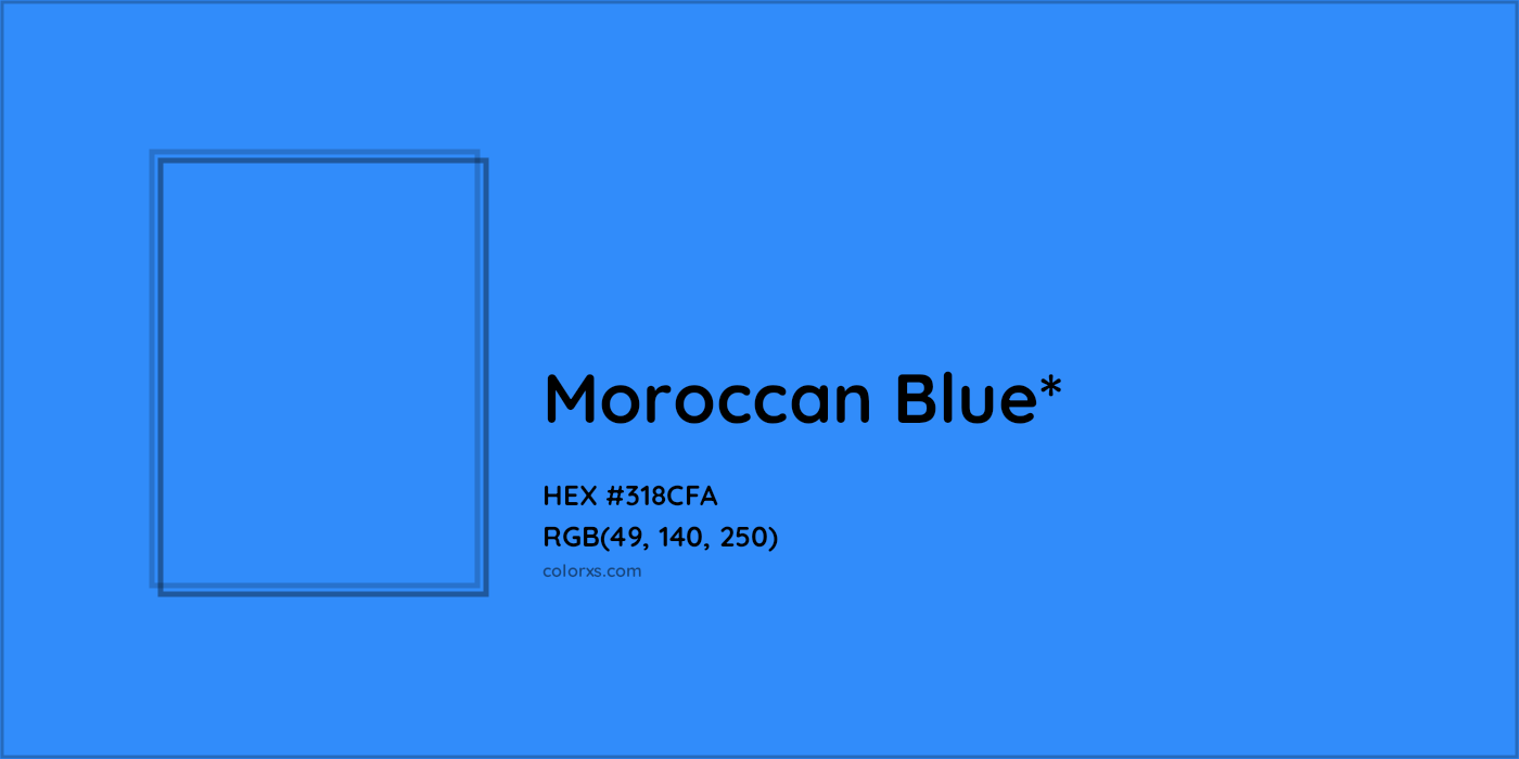 HEX #318CFA Color Name, Color Code, Palettes, Similar Paints, Images