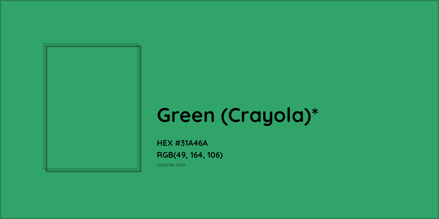 HEX #31A46A Color Name, Color Code, Palettes, Similar Paints, Images