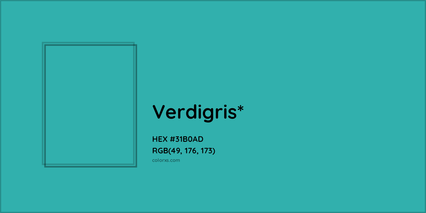 HEX #31B0AD Color Name, Color Code, Palettes, Similar Paints, Images