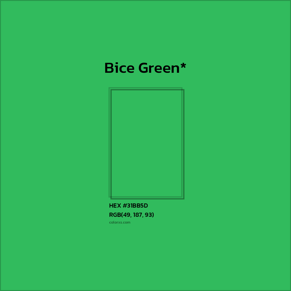 HEX #31BB5D Color Name, Color Code, Palettes, Similar Paints, Images