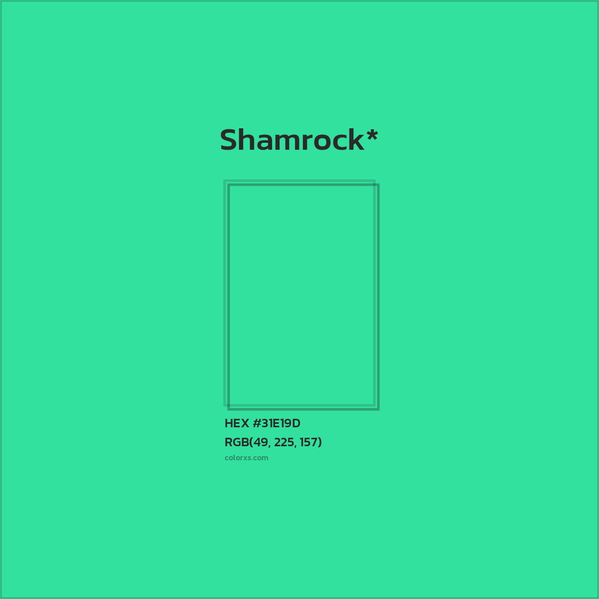 HEX #31E19D Color Name, Color Code, Palettes, Similar Paints, Images