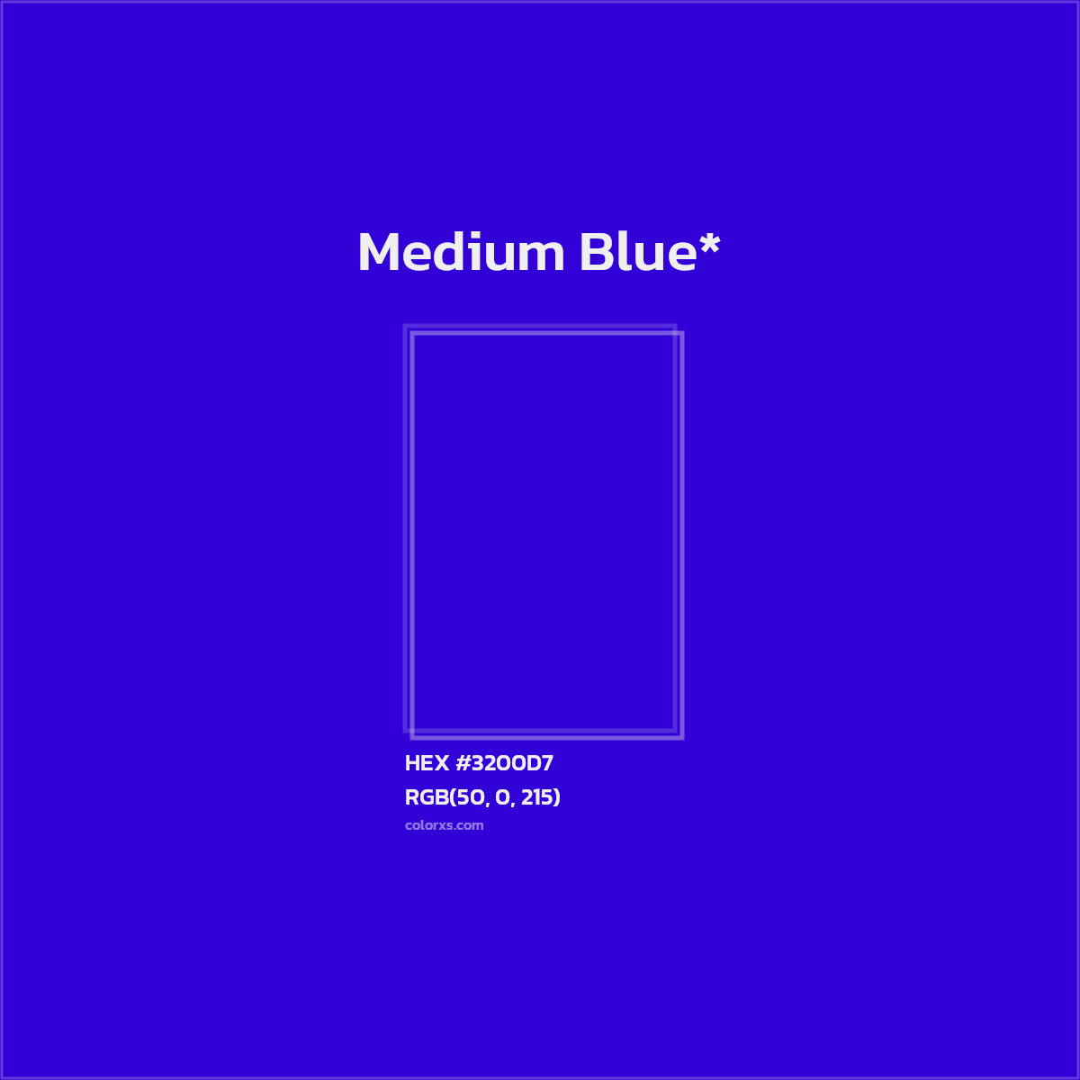 HEX #3200D7 Color Name, Color Code, Palettes, Similar Paints, Images