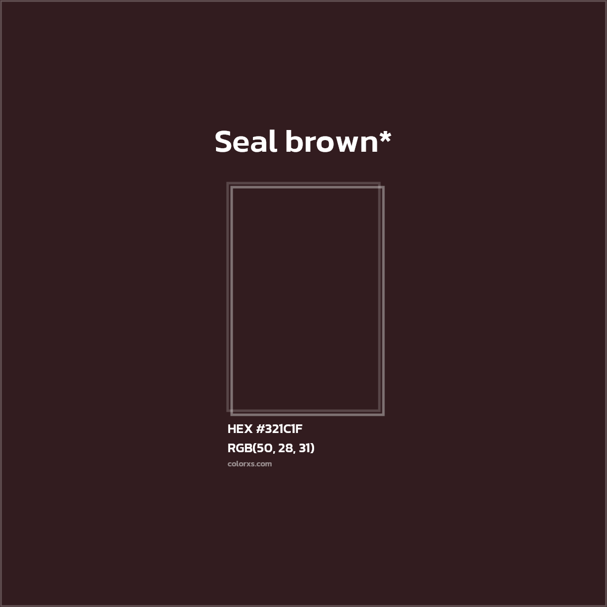 HEX #321C1F Color Name, Color Code, Palettes, Similar Paints, Images