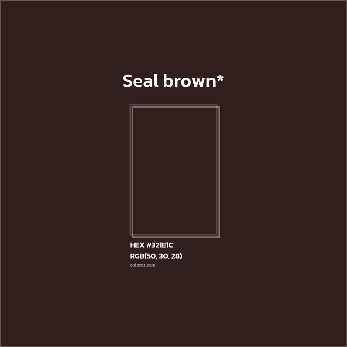 HEX #321E1C Color Name, Color Code, Palettes, Similar Paints, Images