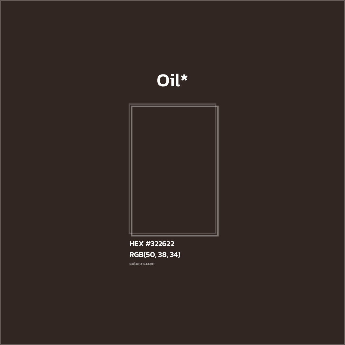 HEX #322622 Color Name, Color Code, Palettes, Similar Paints, Images