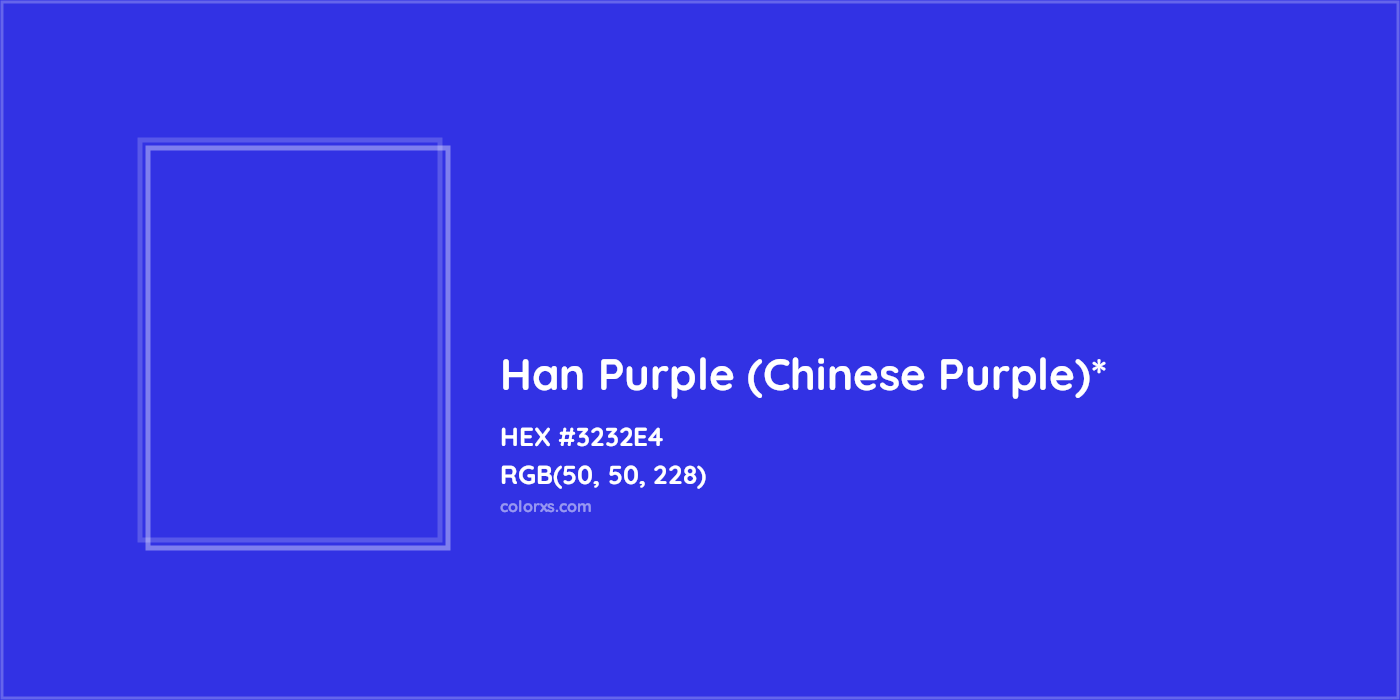 HEX #3232E4 Color Name, Color Code, Palettes, Similar Paints, Images