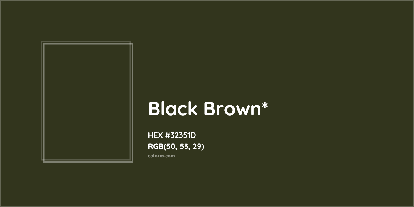 HEX #32351D Color Name, Color Code, Palettes, Similar Paints, Images