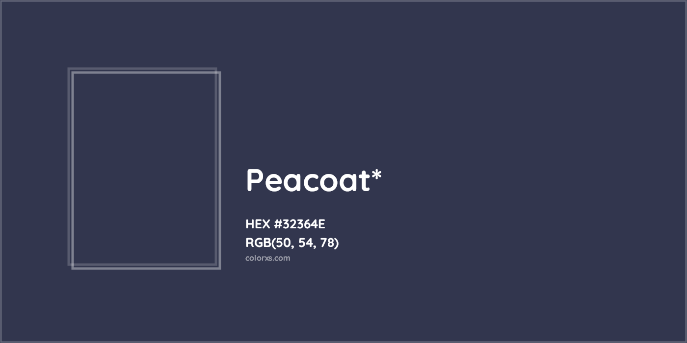 HEX #32364E Color Name, Color Code, Palettes, Similar Paints, Images